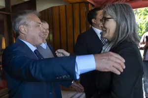 Orsi asistió al acto por el Día de la Construcción