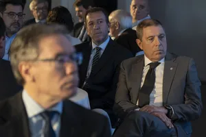 Orsi asistió al acto por el Día de la Construcción
