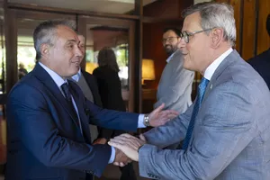 Orsi asistió al acto por el Día de la Construcción