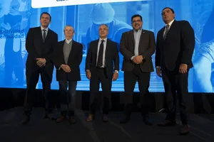 Orsi asistió al acto por el Día de la Construcción