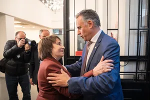 Yamandú Orsi asistió a celebración de bicentenario de la Suprema Corte de Justicia