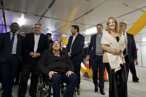 Créditos: Martín Cerchiari (fotografía) / Presidencia de la República (fuente institucional) Inauguración de ferry 100% eléctrico que unirá Uruguay y Argentina