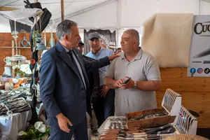 Presidente Orsi participó de feria forestal en Juan Lacaze