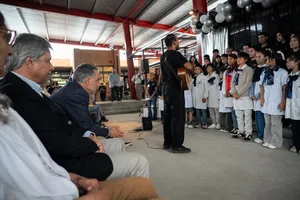 Orsi asistió a inauguración del nuevo edificio del liceo rural de San Antonio