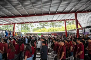 Orsi asistió a inauguración del nuevo edificio del liceo rural de San Antonio